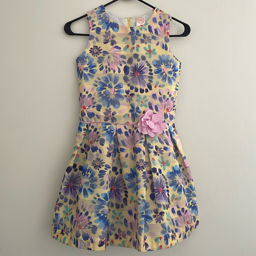 Girl's Floral Printed Dress
